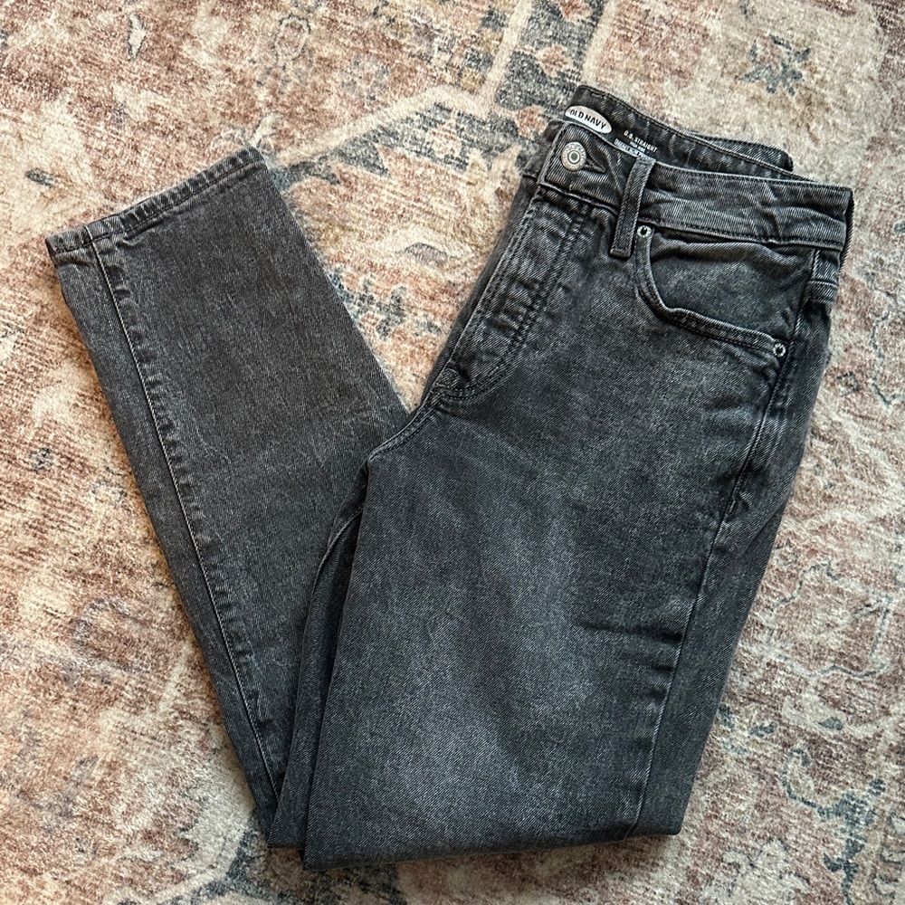 Old Navy OG Straight Black Jeans